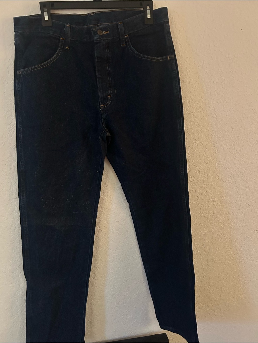 Relaxed Fit Men's Dark Indigo Jeans